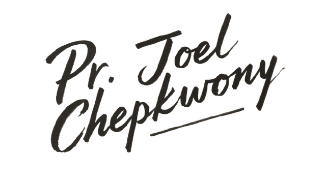 Pastor Joel Chepkwony signature